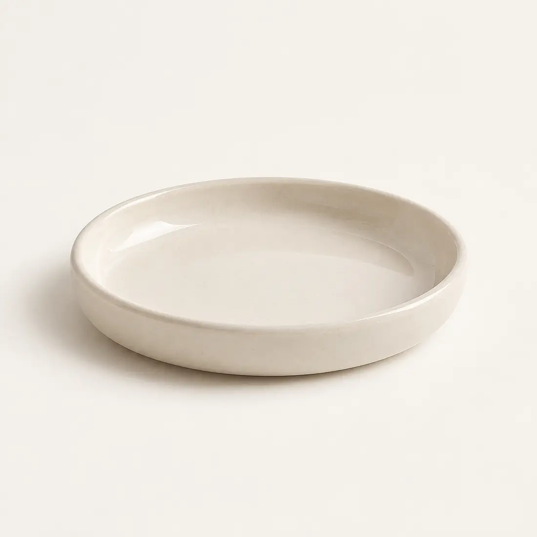 Halo Catchall Dish in Cream white